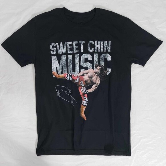 SHAWN MICHAELS "Sweet Chin Music" Mens T-Shirt - Picture 1 of 2